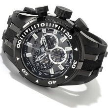 Invicta Mens Reserve Bolt Ii Charcoal Dial Rubber Strap Chronograph Watch In0979