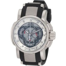 Invicta Mens S1 Touring Sport Swiss Made Chronograph Grey Dial Black Watch 0895