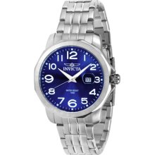 Invicta Watch 6607 Men's Invicta Ii Blue Dial Stainless Steel