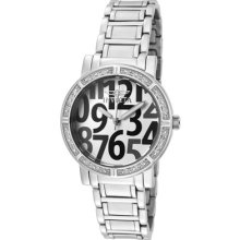 Invicta Women's Wildflower Diamond Dial Round Watch Dial: White, Hands: Silver