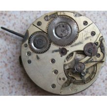 J.j.n. High Grade Quallity Pocket Watch Movement & Dial 45 Mm. To Restore