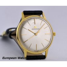 Jaeger LeCoultre Vintage 18K Automatic Domed Acrylic Crystal