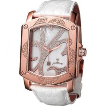 JBW Just Bling Iced Out Men's JB-6102-I Iconix Rose Gold Designer Dial Diamond Watch