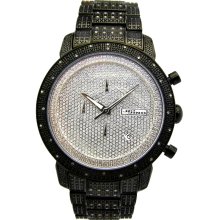 Jojino MJ-1000A Black Stainless Steel 1.05 ctw Diamond Men's Watch