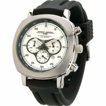 Jorg Gray Men's Quartz Chronograph Silvertone Dial Watch (Jorg Gray Quartz Chronographs Silver Dial)