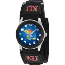 Kansas Jayhawks Kids Rookie Black Youth Series Watch