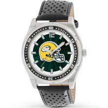 Kay Jewelers Men s NFL Watch Green Bay Packers Stainless Steel/Leather- Men's Watches