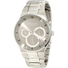 Kenneth Cole Ny Mens Classic 3500 Series Chronograph Grey Dial Watch Kc9162