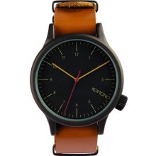 Komono Watch - Magnus - Black/Cognac