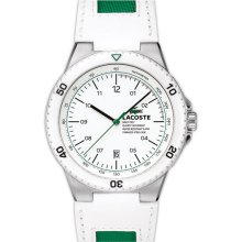 Lacoste 'Toronto' Round Chronograph Watch Green