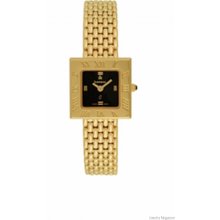 Ladies Kremena Gold-plated Black Dial Swiss Quartz 24mm Watch