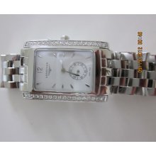 Ladies Longines Dolce Vita Stainless Steel & Diamond Watch-white Dial-quartz