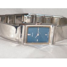 Ladies Seiko Blue Dial Stainless Steel Quartz Watch