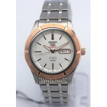 Latest 2013 Japan Made Seiko 5 Sport Rosegold 24j Automatic Men's Watch Srp292j1