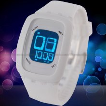 Lcd Touch Screen Date Day El Backlight Lady Men Jelly Silicone Watch Koo_titina