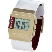 Levis L017gu-2 Unisex Digital White Watch Rrp Â£105