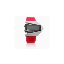 light red novel water-proof digital led watches for younsters students
