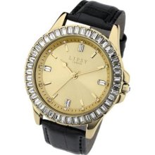 Lipsy Ladies Lp066 Beautiful Round Crystal Designer Watch