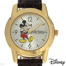 Lk Ladies Disney Mickey Mouse Leather Watch