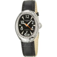Locman Women's Steel Nuovo Diamond Watch 028BKD-BK-IG