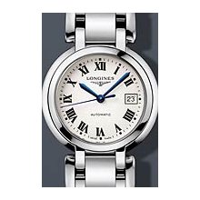 Longines PrimaLuna Auto Roman 30mm Watch - Champagne Dial, Stainless Steel Bracelet L81134716 Sale Authentic