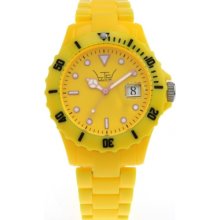 LTD-050126 LTD Watch Unisex Yellow Dial And Strap Watch