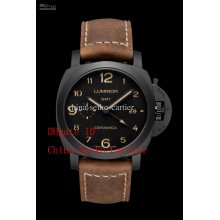 Luminor 1950 3 Days Gmt Automatic Ceramica Pam441 Pam 441 Aaa Mens W