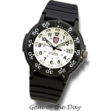 Luminox Navy Seals Dive Watch, Series 1 3007 White Dial