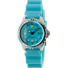M1 Series Aqua Marine Stainless Dive Watch With Rubber Strap