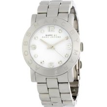 Marc Jacobs Silver Tone Stainless Steel White Dial Stylish Classy Women's Watch