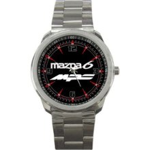 Mazda 6 Mps Racing Logo Sport Metal Watch Rare