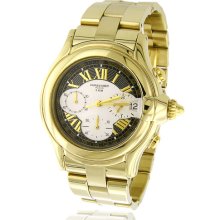 Men's Charles Hubert Gold-Plated Fancy Premium Chronograph Watch