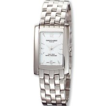 Mens Charles Hubert Solid Stainless Steel White Dial 26x31mm Watch Xwa530