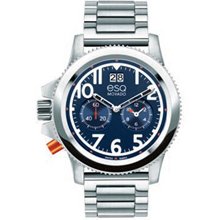 Men's ESQ Movado Fusion Chronograph Watch with Dark Blue Dial (Model: