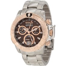 Mens Invicta 10649 Subaqua Noma Chronograph Brown Dial Swiss Made Watch