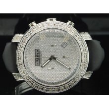 Mens Jojo Treasure Jojino Joe Rodeo Icetime 36 Diamond Watch Crushed Dial Jtr4