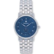 Mens Kremena Stainless Steel Blue Dial Swiss Quartz Watch