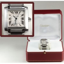 Mens Large Cartier Francaise Automatic Watch: Mint