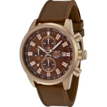 Men's Specialty Chronograph Brown Textured Dial Brown