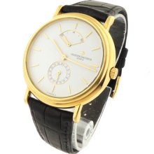 Men's Vacheron Constantin 18k Yellow Gold Automatic Power Reserve Date Watch