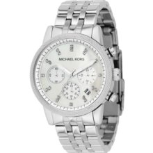 Michael Kors Watch, Womens Chronograph Ritz Stainless Steel Bracelet 3
