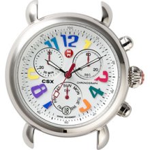 MICHELE 'CSX Carousel' Watch Case Silver / Multi