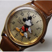 Miyota by Citizen Mickey Mouse Disney Gold Watch $299
