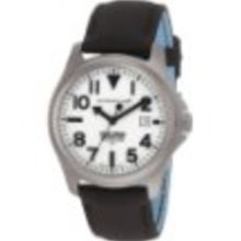 Momentum Men's 1M-SP00W12C Atlas White Dial Brown Touch Leather