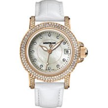 Montblanc Sport Sport Lady Red Gold Diamonds 104711 Watch