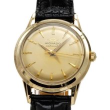 Movado 14K Gold Vintage Men's Watch, 6/10 Condition