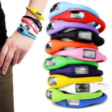 Multi Color ION Fashion Unisex Watch Silicone Jelly Sports Wrist Watch 7-Pack