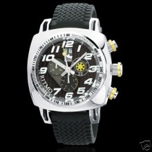 N Ritmo Mvndo Indy Car Yellow 221 07 Stainless Steel Swiss Movement Watch