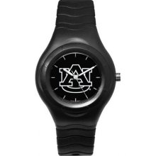 NCAA - Auburn Tigers Shadow Black Sports Watch with White Logo