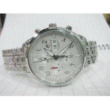 New Baolilong Aquatimer Automatic White Steel Black Luxury Mens Watc